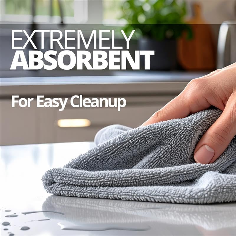CERAKOTE Microfiber Towels (12 Pack) - Cleaning and Application Towels Durable Microfiber Material - 300 GSM Lint-Free Towel - Ideal for Cars, Home, Shop and Office Cleaning - Image 3